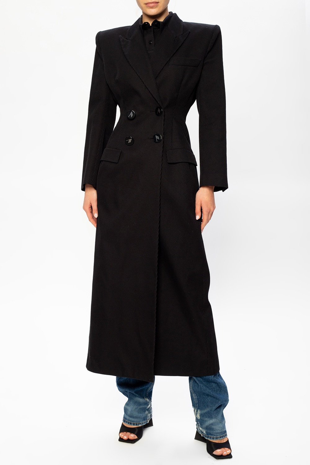 The Attico Coat with notch lapels Women s Clothing Jacket